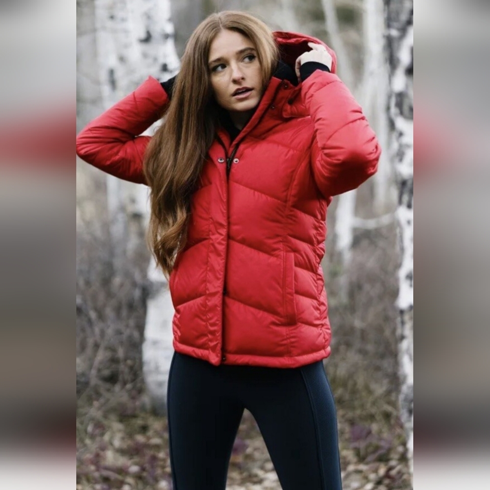 Zyia Sierra Red Expedition Puffy Coat Size Medium